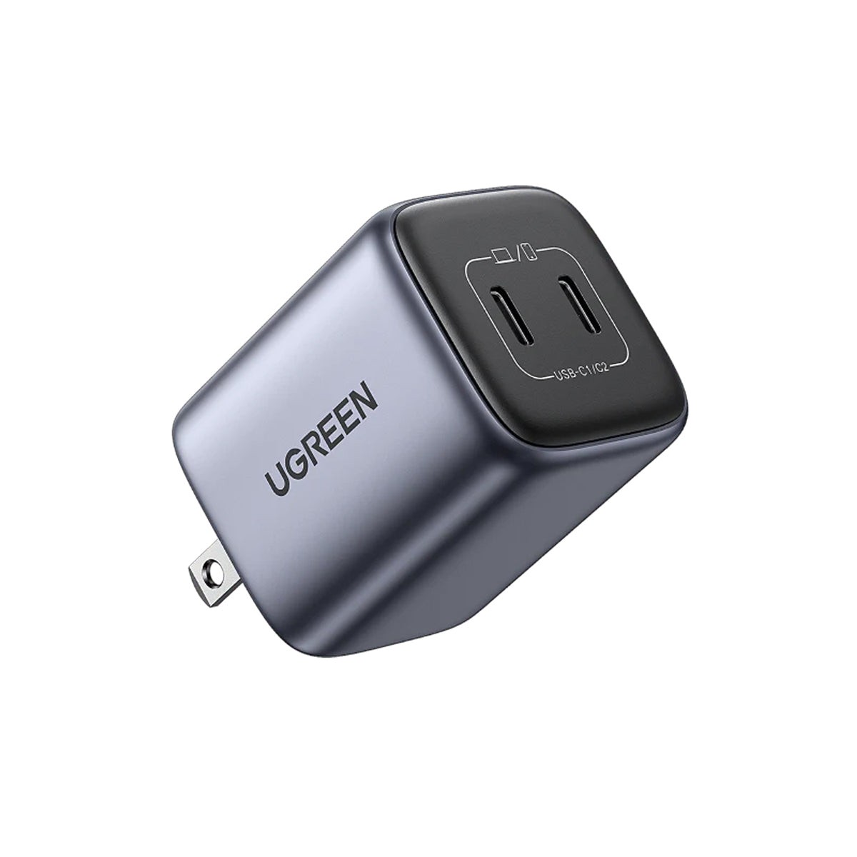 ugreen-nexode-45w-dual-usb-c-pd3-0-gan-fast-charger-space-grey-cd294-90572