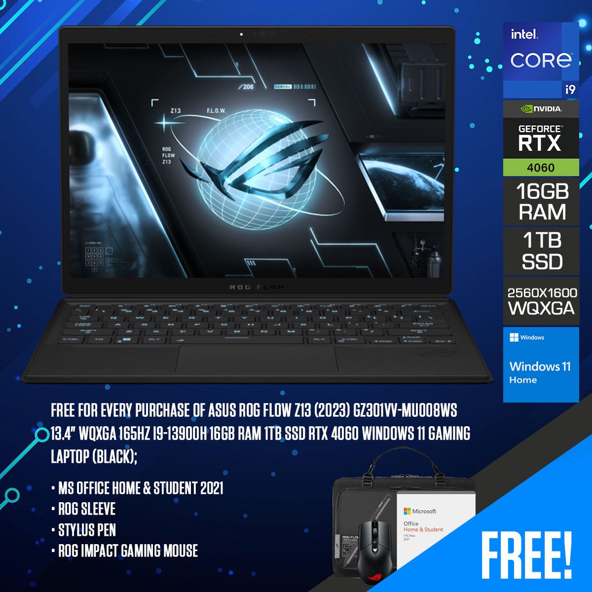 asus-rog-flow-z13-gz301vv-mu008ws-gaming-laptop-13-4-2560-x-1600-wqxga-165hz-i9-13900h-1tb-ssd-16gb-ram-rtx-4060-windows-11-home-ms-office-home-student-2021-rog-flow-sleeve