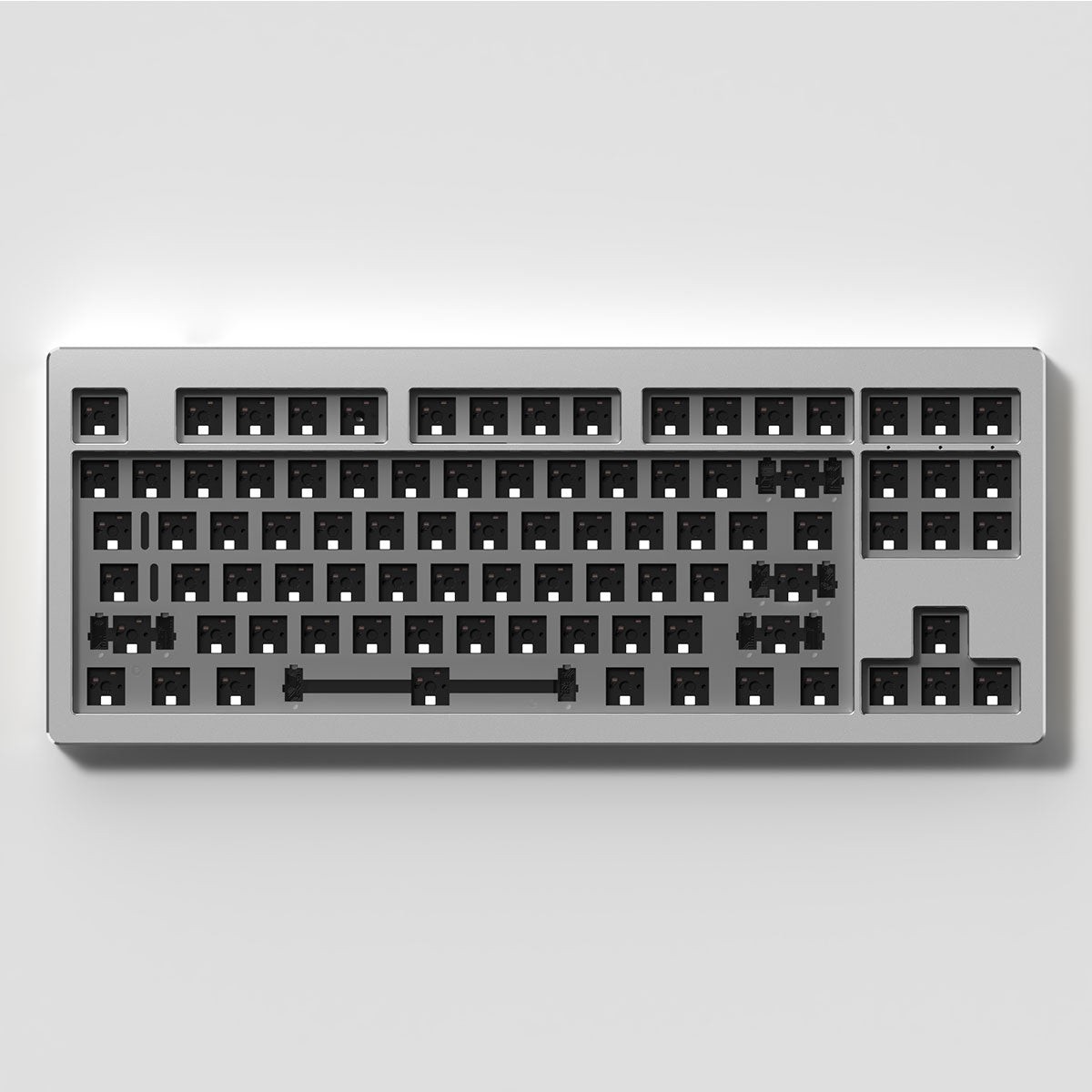 monsgeek-m3-qmk-aluminum-case-hot-swappable-mechanical-keyboard-gasket-diy-kit-silver