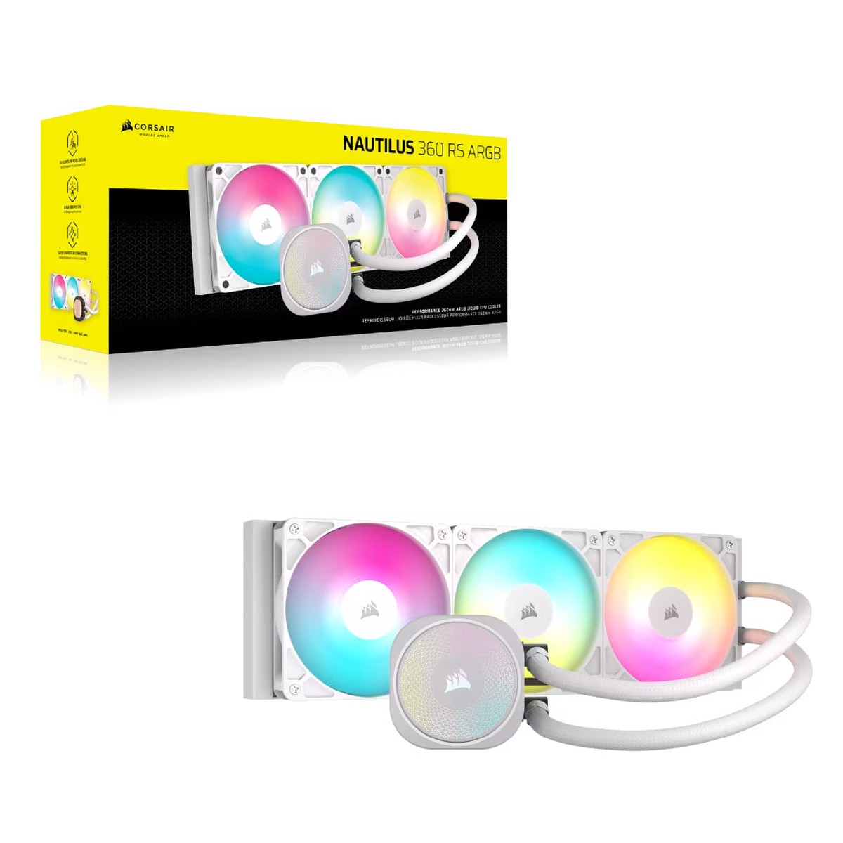 corsair-nautilus-360-rs-argb-360mm-liquid-cpu-cooler-white