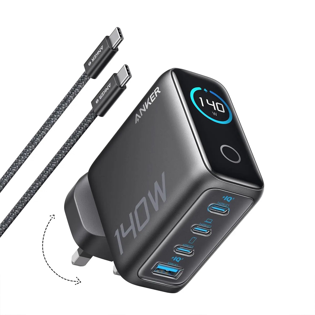 anker-140w-4-port-gan-charger