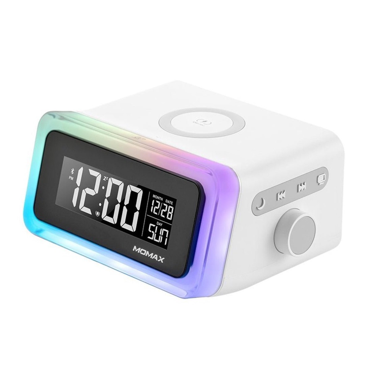momax-q-clock-2-digital-clock-with-wireless-charger-white
