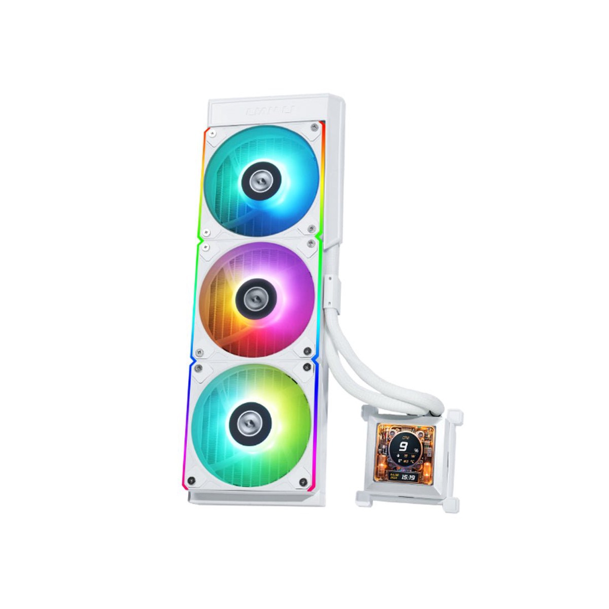 lian-li-hydroshift-lcd-360mm-rgb-fan-less-liquid-cooler-white