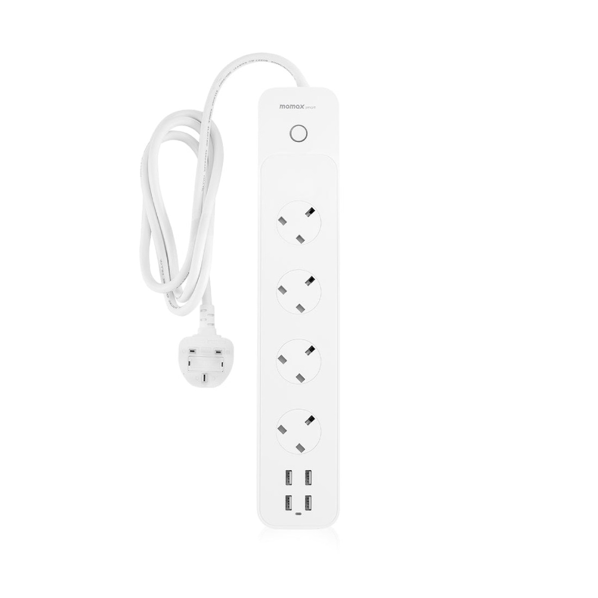 momax-chargehub-iot-power-strip-white