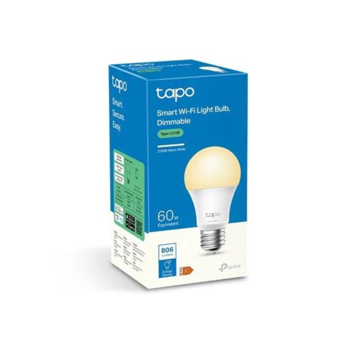 tp-link-tapo-l510e-smart-wi-fi-dimmable-light-bulb
