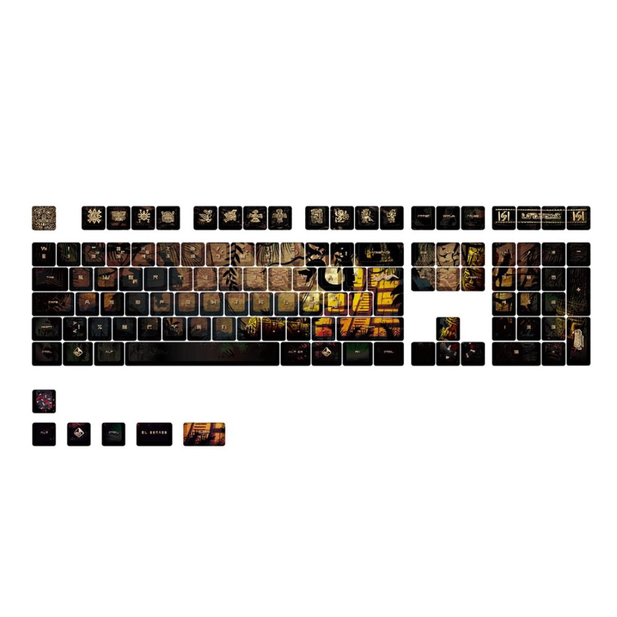 traitors-el-dorado-108-pbt-keycap-set