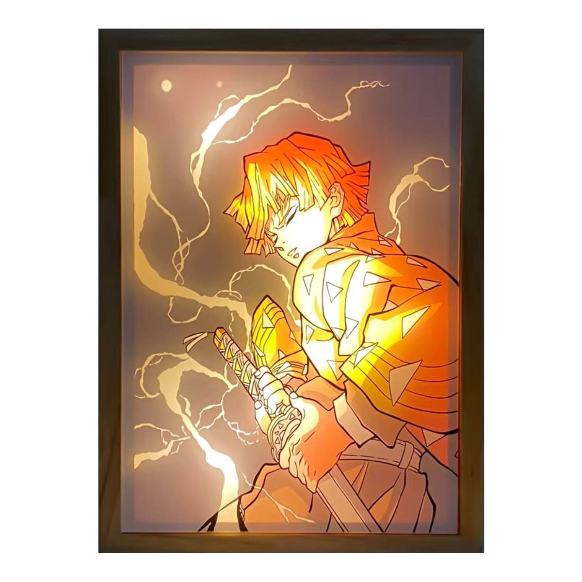 demon-slayer-zenitsu-led-light-photo-frame