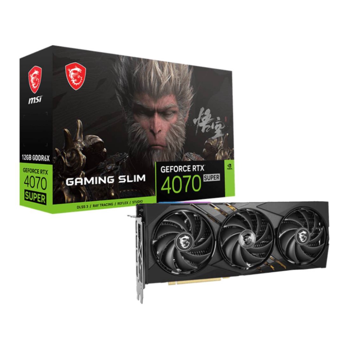 msi-gaming-geforce-rtx-4070-super-12gb-slim-graphics-card-wukong-edition