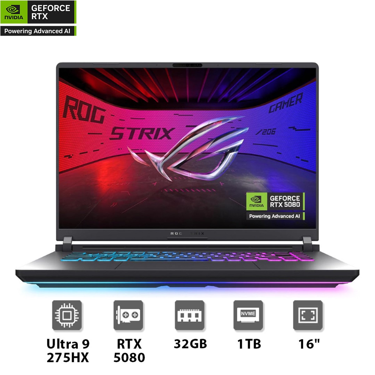 asus-rog-strix-g16-intel-core-ultra-9-geforce-rtx-5080-32gb-ddr5-gaming-laptop