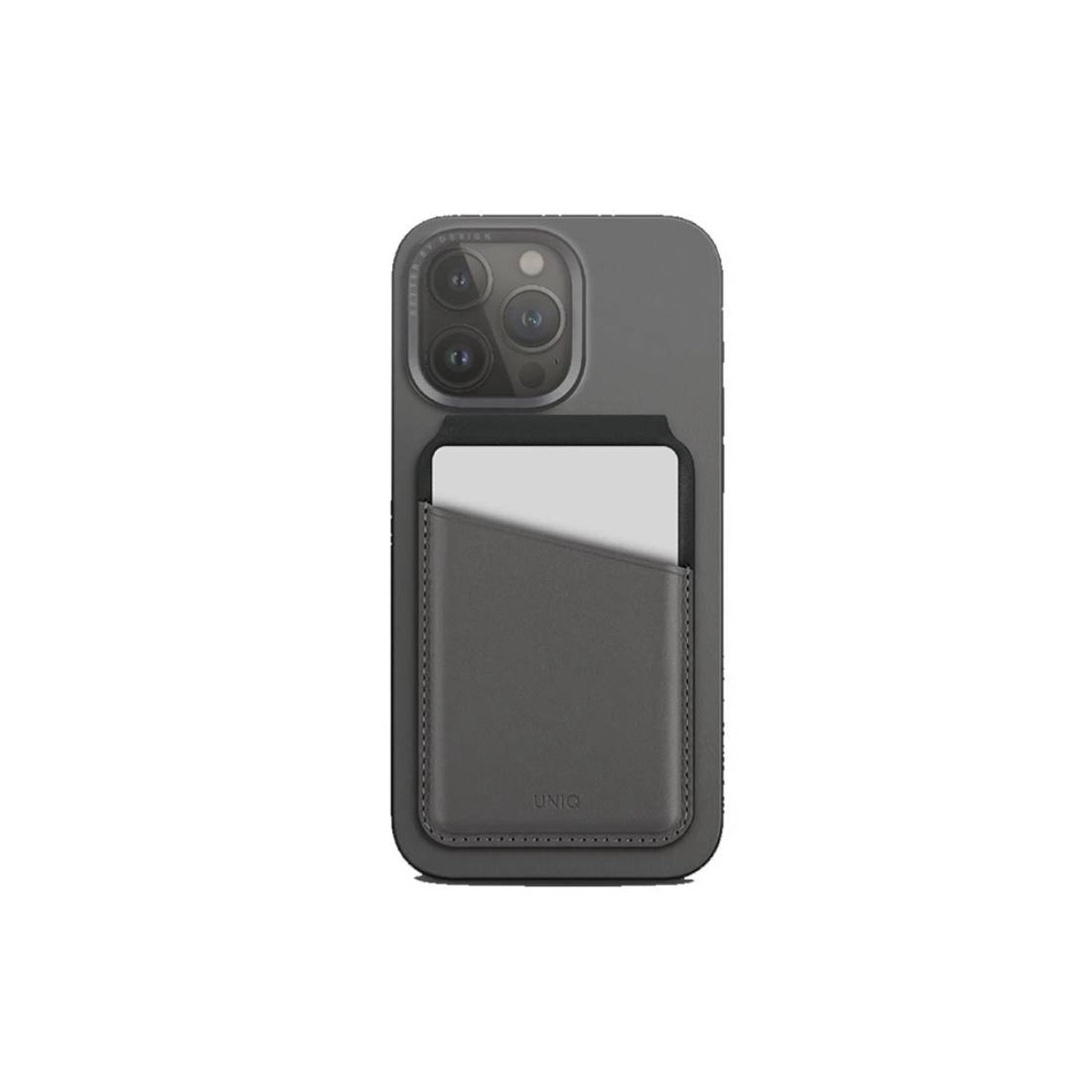 uniq-lyden-ds-magnetic-withstand-rfid-card-holder-charcoal-rhinogrey-black